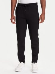 KARL LAGERFELD Spodnie dresowe 705041 553907 Czarny Regular Fit. Czarne spodnie dresowe męskie KARL LAGERFELD, bez wzorów, z bawełny. Za 639.99 zł.
