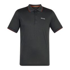 Koszulka Polo Męska Jersey Remex II. Brązowe koszulki polo męskie Regatta, m, bez wzorów, z jersey, bez kołnierzyka, bez ramiączek. Za 93.99 zł.