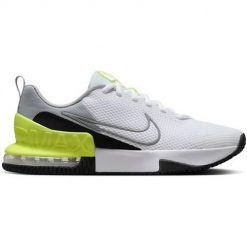Buty do chodzenia męskie Nike AIr Max Alpha Trainer 6. Białe buty sportowe na co dzień męskie Nike, bez wzorów, z materiału, bez zapięcia, na fitness i siłownię, nike air max. Za 379.40 zł.