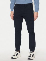 Tommy Jeans Spodnie materiałowe Austin DM0DM20281 Granatowy Regular Fit. Niebieskie spodnie na co dzień męskie Tommy Jeans, bez wzorów, z bawełny. Za 249.99 zł.