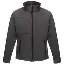 Męski Softshell Octagon II. Czarne kurtki softshell męskie Regatta, m, bez wzorów, z softshellu, bez kaptura, trekkingowe. Za 215.99 zł.