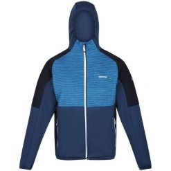 Kurtka Softshell Regatta dla Mężczyzn 2XL - Wiatroodporna i Oddychająca. Niebieskie kurtki męskie Regatta, m, bez wzorów, z softshellu, sportowe, bez ramiączek, bez kaptura. Za 236.99 zł.