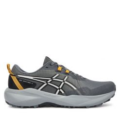 Buty do biegania Asics. Szare buty do biegania męskie Asics, bez wzorów, bez zapięcia, do biegania. Za 359.99 zł.