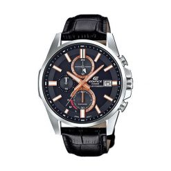 Zegarek Casio Męski EFB-560SBL-1AV Edifice Chrono czarny. Czarne zegarki męskie Casio. Za 890.99 zł.