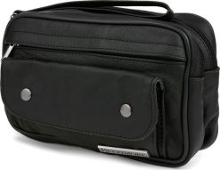 Beltimore Saszetka do ręki męska skórzana duża dwukomorowa Beltimore G45. Saszetki męskie Beltimore, bez wzorów, duże. Za 109.99 zł.