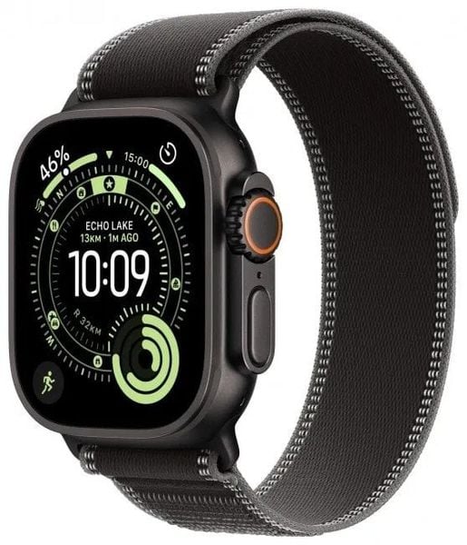 Smartwatch Apple Watch Ultra 3 GPS + Cellular 49mm Black Titanium / Trail Loop M/L Czarny (MF1H4QP-A). Czarne zegarki smartwatch Apple. Za 3,754.94 zł.