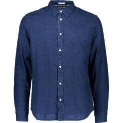 Koszula - Regular fit - w kolorze granatowym. Niebieskie koszule męskie Wrangler, l, bez wzorów, z bawełny, bez kołnierzyka, bez ramiączek. W wyprzedaży za 131.99 zł.
