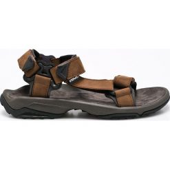Teva - Sandały. Brązowe sandały męskie Teva, z materiału, bez zapięcia. W wyprzedaży za 219.90 zł.