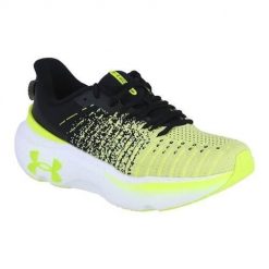 Buty do biegania męskie Under Armour Infinite Elite. Żółte buty do biegania męskie Under Armour, bez wzorów, z materiału, bez zapięcia, do biegania. Za 609.99 zł.