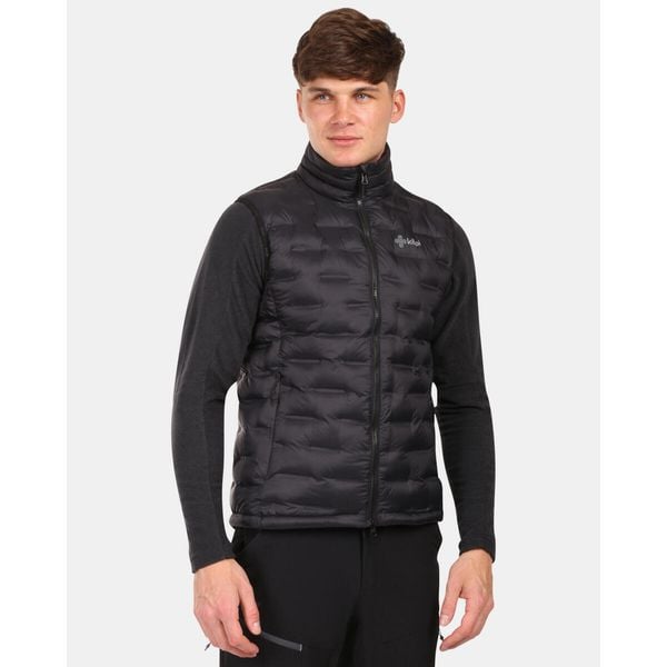 Męska ocieplana kamizelka Kilpi NAI-M. Czarne kamizelki męskie Kilpi, m, bez kaptura. Za 422.05 zł.