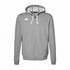 Bluza z kapturem Kappa Banto. Szare bluzy z kapturem męskie Kappa, xl, bez wzorów, z kapturem. Za 294.50 zł.