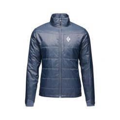 Kurtka puchowa Black Diamond Solution 2.0. Brązowe kurtki męskie Black Diamond, bez wzorów, z puchu, sportowe, bez ramiączek, bez kaptura. Za 851.50 zł.