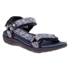 Sandały Męskie Hanar. Czarne buty zimowe męskie Hi-tec, bez wzorów, sportowe, bez obcasa, bez zapięcia. Za 90.99 zł.