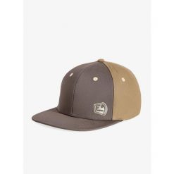 Czapka z daszkiem E9 Quarty - grey/sand. Niebieskie czapki męskie E9, bez wzorów, sportowe. Za 89.99 zł.