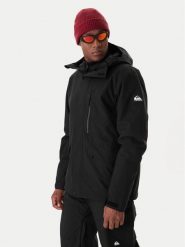 Quiksilver Kurtka narciarska Mission Solid EQYTJ03523 Czarny Regular Fit. Czarne kurtki narciarskie i snowboardowe męskie Quiksilver, na zimę, m, bez wzorów, z syntetyku, bez kaptura, narciarskie. Za 819.99 zł.
