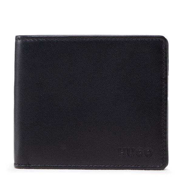 Portfel HUGO. Czarne portfele męskie Hugo, bez wzorów. Za 329.99 zł.