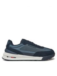 Tommy Hilfiger Sneakersy Retro Runner FM0FM05328 Granatowy. Niebieskie buty sportowe na co dzień męskie Tommy Hilfiger, m, bez wzorów, z materiału, retro, bez ramiączek, bez kaptura. Za 359.99 zł.