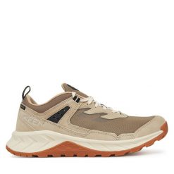 Trekkingi Keen. Brązowe buty trekkingowe męskie Keen, bez wzorów, sportowe, bez obcasa, bez zapięcia. Za 399.99 zł.