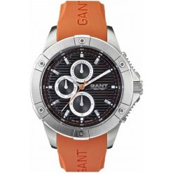 Gant Zegarek Fulton Black-Orange - Rubber w10957. Zegarki męskie marki Gant. Za 479.00 zł.