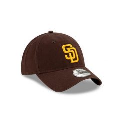 Czapka z daszkiem New Era San Diego Padres 9TWENTY MLB Core Classic. Brązowe czapki męskie New Era, bez wzorów, sportowe. Za 177.00 zł.