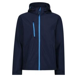 Męska Kurtka Venturer 3warstwowa Soft Shell Z Kapturem. Niebieskie kurtki męskie Regatta, m, bez wzorów, sportowe, bez ramiączek, z kapturem. Za 198.99 zł.