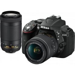 Nikon Lustrzanka d5300 + 18-55 Af-P Vr + 70-300 Vr. Aparaty lustrzanki marki NIKON. W wyprzedaży za 3,487.00 zł.