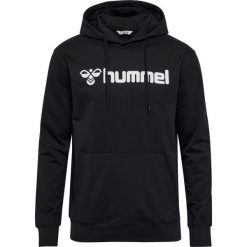 Bluza z kapturem Hummel Go 2.0 Logo. Czarne bluzy z kapturem męskie HUMMEL, bez wzorów, z materiału, z kapturem. W wyprzedaży za 192.50 zł.