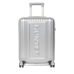 Walizka kabinowa Hunter. Szare walizki męskie Hunter, bez wzorów. Za 299.99 zł.