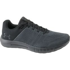UA Micro G Pursuit 3000011-104. Szare buty do biegania męskie Under Armour, z materiału. W wyprzedaży za 269.99 zł.