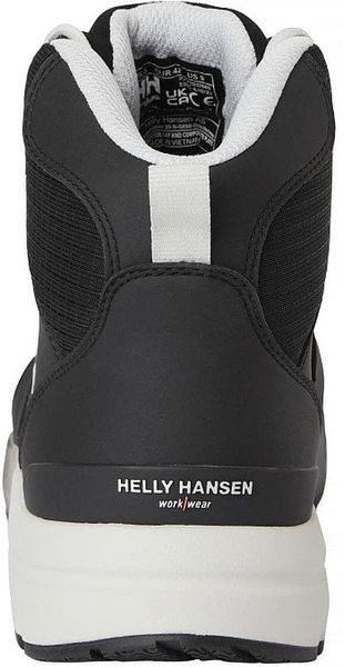 Shoes HELLY HANSEN Barcode MXR Mid S3S, black/yellow 42. Czarne buty trekkingowe męskie Helly Hansen, bez wzorów, bez zapięcia. Za 415.24 zł.