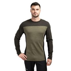Longsleeve męski Smartwool Classic Thermal Merino Base Layer Colorblock. Zielone bielizna termoaktywna męska Smartwool, m, bez wzorów, z wełny, bez ramiączek, trekkingowe. Za 439.99 zł.