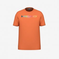 Camiseta Head Rainbow. Brązowe t-shirty sportowe męskie Head, m, bez wzorów, sportowe, bez ramiączek. W wyprzedaży za 153.00 zł.