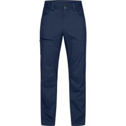 Spodnie outdoorowe męskie Lite Standard Pant. Niebieskie spodnie na co dzień męskie Haglöfs, bez wzorów, sportowe. Za 580.00 zł.