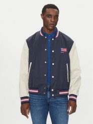 Gant Kurtka bomber Varsity 7006519 Granatowy Regular Fit. Niebieskie kurtki męskie Gant, m, bez wzorów, z bawełny, bez ramiączek, bez kaptura. Za 689.99 zł.