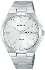 Zegarek Lorus męski RH399AX9 stalowy wodoszczelny . Szare zegarki męskie Lorus, ze stali. Za 452.36 zł.