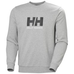 Bluza Helly Hansen Logo. Szare bluzy nierozpinane męskie Helly Hansen, m, bez wzorów, bez ramiączek, bez kaptura. Za 333.50 zł.