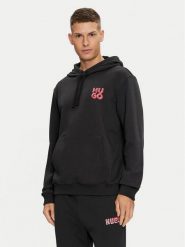 Hugo Bluza Dimonihood 50520159 Czarny Regular Fit. Czarne bluzy nierozpinane męskie Hugo, l, bez wzorów, z bawełny, bez ramiączek, bez kaptura. Za 249.99 zł.