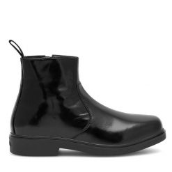 Botki Badura. Czarne sztyblety męskie Badura, bez obcasa, bez zapięcia. Za 299.99 zł.