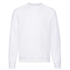 Męska Klasyczna Zwykła Bluza Raglanowa. Szare bluzy nierozpinane męskie Fruit of the Loom, m, bez wzorów, klasyczne, bez ramiączek, bez kaptura. Za 76.99 zł.