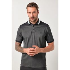 Męska Koszulka polo golf rękaw 1/2 QuickDry TwoTone do rozm. 7XL. Czarne koszulki polo męskie JAY-PI, m, bez wzorów, z bawełny, sportowe, bez kołnierzyka, bez ramiączek. Za 244.99 zł.
