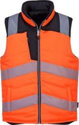 Kurtka męska Portwest PW374 - Ocieplacz ostrzegawczy dwustronny PW3 - pomarańczowy-czarny 2XL. Brązowe kurtki męskie Portwest, m, bez wzorów, bez ramiączek, bez kaptura. Za 332.26 zł.