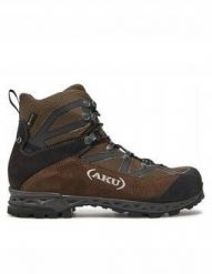 Buty trekkingowe męskie Aku M'S TREKKER PRO II GTX, brown/ black, 43. Brązowe buty trekkingowe męskie Aku, bez wzorów, bez zapięcia. Za 824.62 zł.