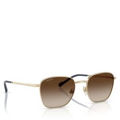 Okulary przeciwsłoneczne Vogue. Żółte okulary przeciwsłoneczne męskie Vogue, bez wzorów, złote. Za 369.99 zł.
