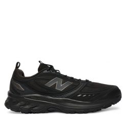 Buty do biegania New Balance. Czarne buty do biegania męskie New Balance, bez wzorów, bez zapięcia, do biegania. Za 349.99 zł.