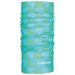 Komin na szyję wielofunkcyjny Viking Regular, bandana, chusta. Niebieskie szaliki męskie Viking, bez wzorów. W wyprzedaży za 23.92 zł.