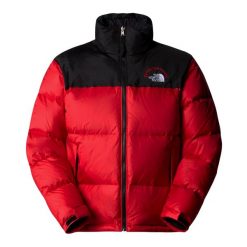 The North Face Kurtka 1996 Retro Nuptse Nf0A3C8D7Go. Czerwone kurtki męskie The North Face, bez wzorów, retro, bez ramiączek, bez kaptura. Za 1,305.99 zł.