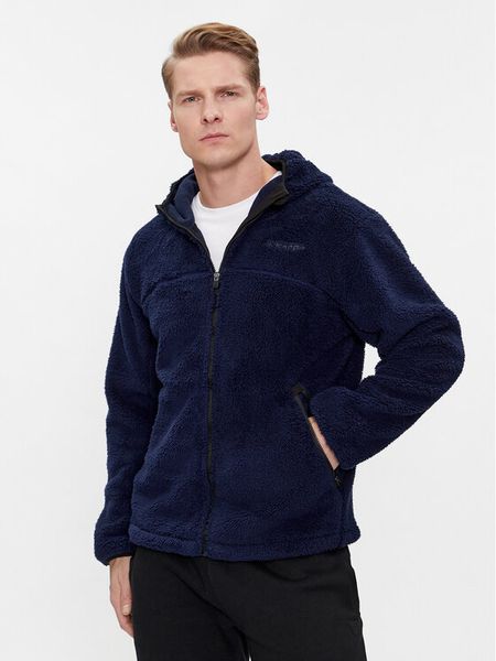 Kappa Bluza 321H7YW Granatowy Regular Fit. Niebieskie bluzy rozpinane męskie Kappa, m, bez wzorów, z syntetyku, bez ramiączek, bez kaptura. Za 169.99 zł.