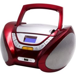 Radioodtwarzacz Lauson CP442 czerwony. Czerwone radia Lauson. Za 179.93 zł.