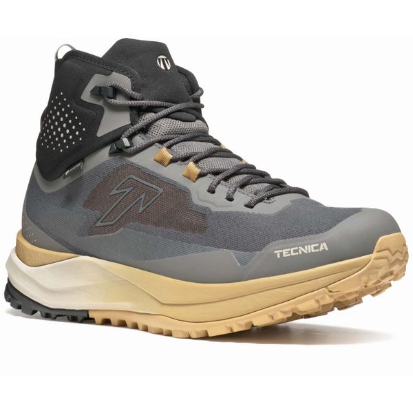 Buty trekkingowe męskie Tecnica Spark S Mid Gtx. Brązowe buty trekkingowe męskie Tecnica, bez wzorów, z materiału, za kostkę, bez zapięcia, trekkingowe. Za 1,032.00 zł.
