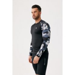 Koszulka termoaktywna fitness z długim rękawem męska Rough Radical Furious army. Czarne bielizna termoaktywna męska ROUGH RADICAL, m, bez wzorów, bez ramiączek, na fitness i siłownię. W wyprzedaży za 93.42 zł.
